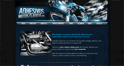 Desktop Screenshot of adhesivosmotosclasicas.com